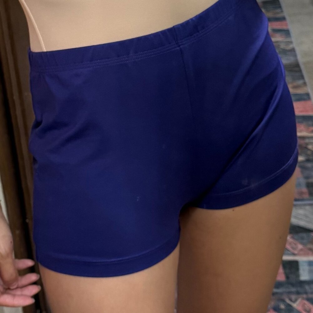 🌈5/$25🌈GTM Dark Purple Spanks for Cheer or shorts